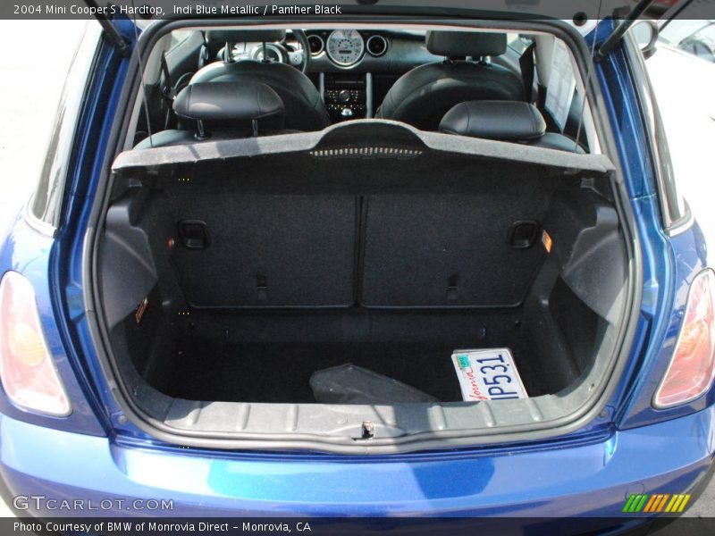 Indi Blue Metallic / Panther Black 2004 Mini Cooper S Hardtop