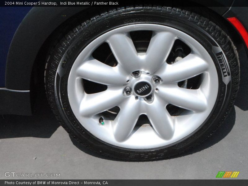 Indi Blue Metallic / Panther Black 2004 Mini Cooper S Hardtop