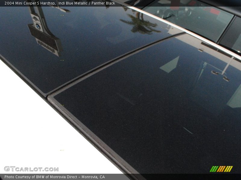 Indi Blue Metallic / Panther Black 2004 Mini Cooper S Hardtop