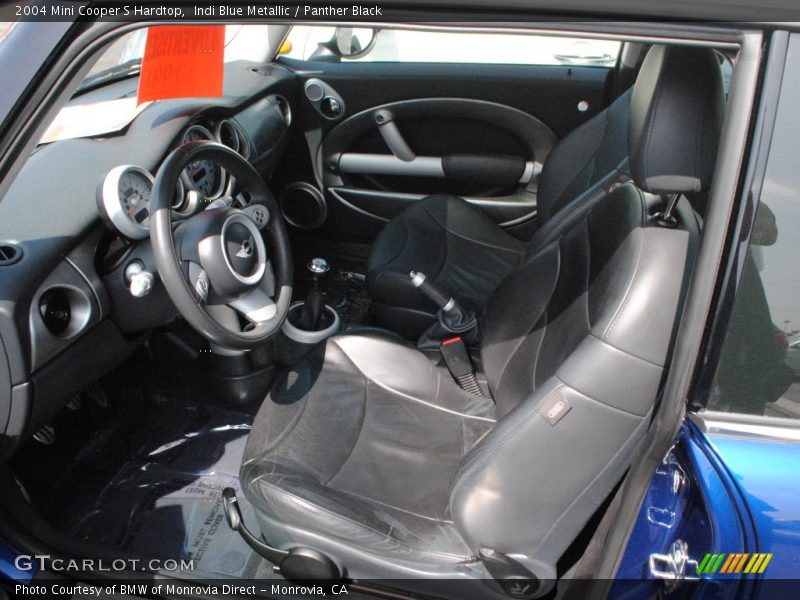 Indi Blue Metallic / Panther Black 2004 Mini Cooper S Hardtop