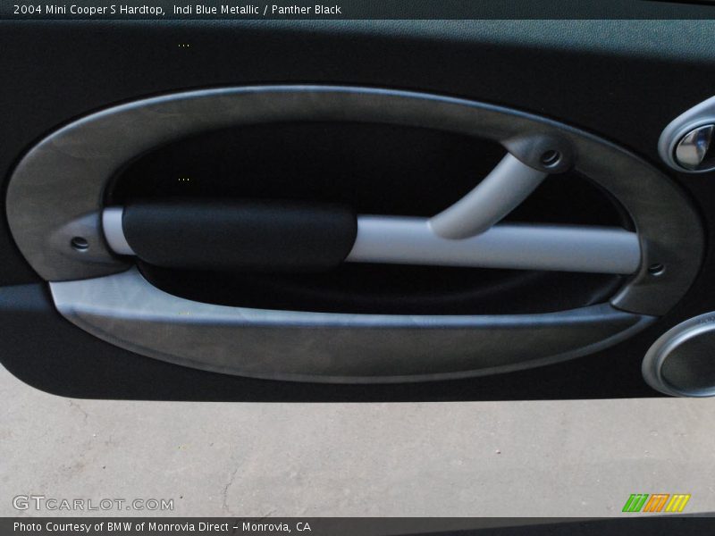 Indi Blue Metallic / Panther Black 2004 Mini Cooper S Hardtop