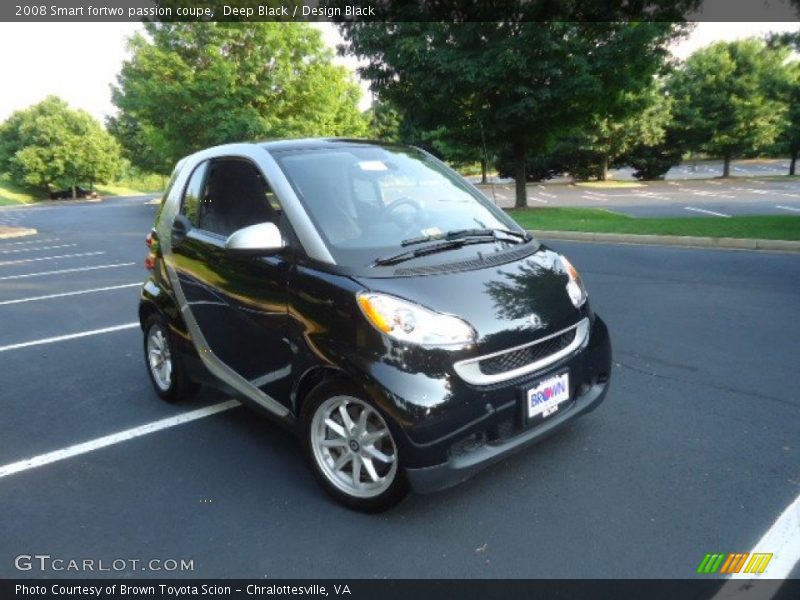 Deep Black / Design Black 2008 Smart fortwo passion coupe