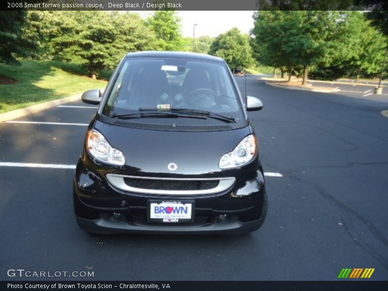 Deep Black / Design Black 2008 Smart fortwo passion coupe