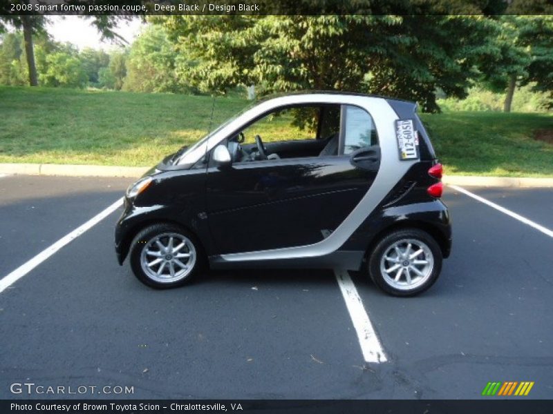 Deep Black / Design Black 2008 Smart fortwo passion coupe