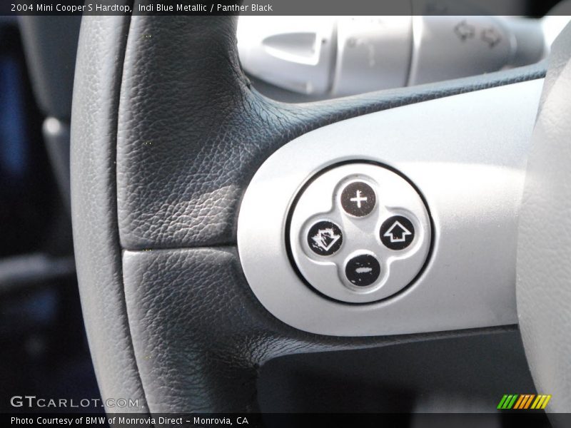 Indi Blue Metallic / Panther Black 2004 Mini Cooper S Hardtop