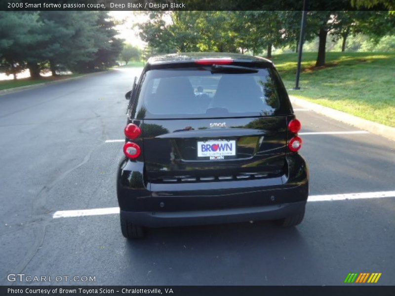 Deep Black / Design Black 2008 Smart fortwo passion coupe