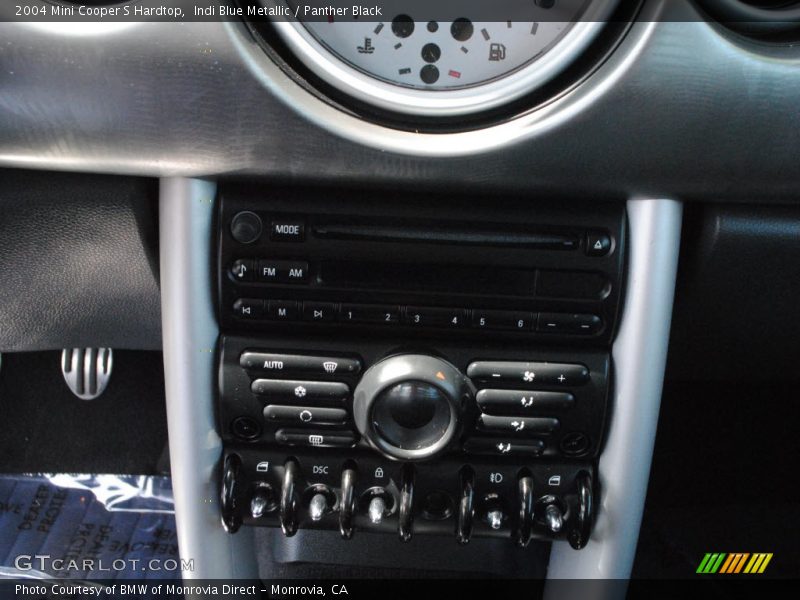 Indi Blue Metallic / Panther Black 2004 Mini Cooper S Hardtop