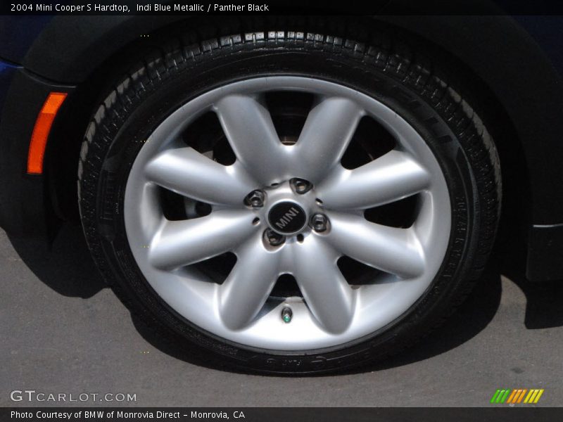 Indi Blue Metallic / Panther Black 2004 Mini Cooper S Hardtop