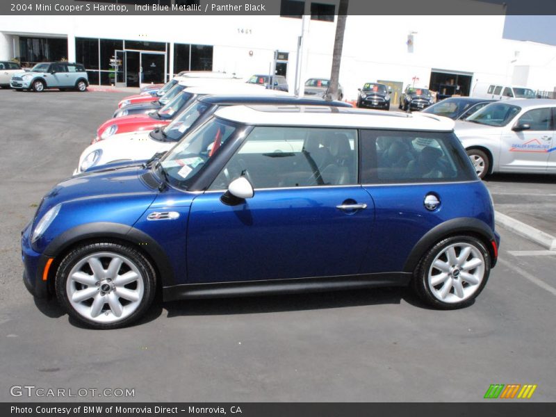Indi Blue Metallic / Panther Black 2004 Mini Cooper S Hardtop