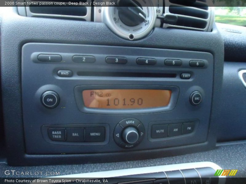 Deep Black / Design Black 2008 Smart fortwo passion coupe