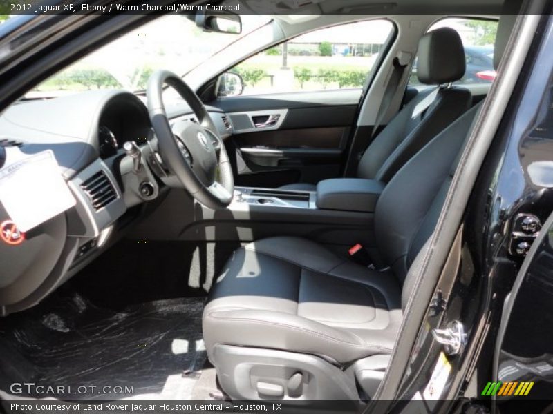 Ebony / Warm Charcoal/Warm Charcoal 2012 Jaguar XF