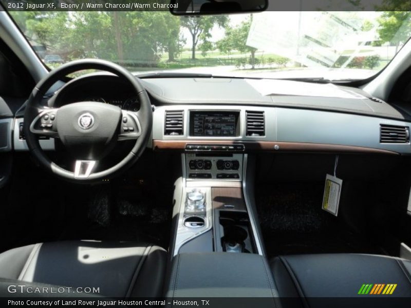 Ebony / Warm Charcoal/Warm Charcoal 2012 Jaguar XF