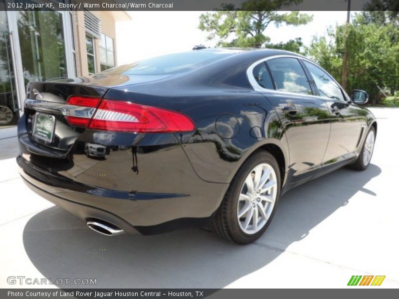 Ebony / Warm Charcoal/Warm Charcoal 2012 Jaguar XF