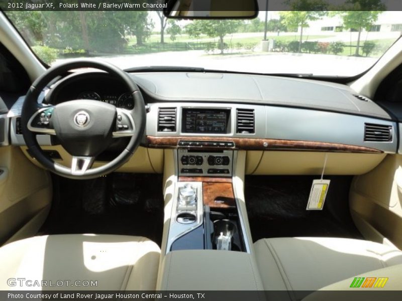 Polaris White / Barley/Warm Charcoal 2012 Jaguar XF
