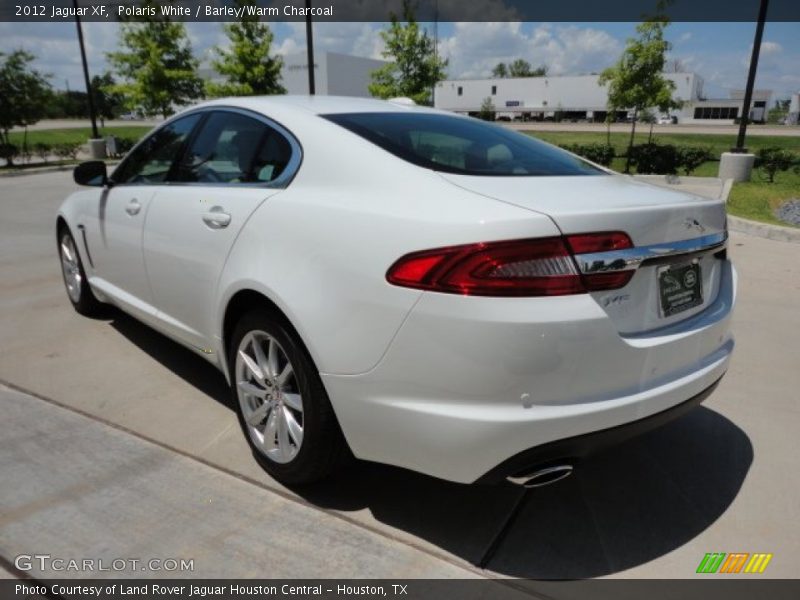 Polaris White / Barley/Warm Charcoal 2012 Jaguar XF