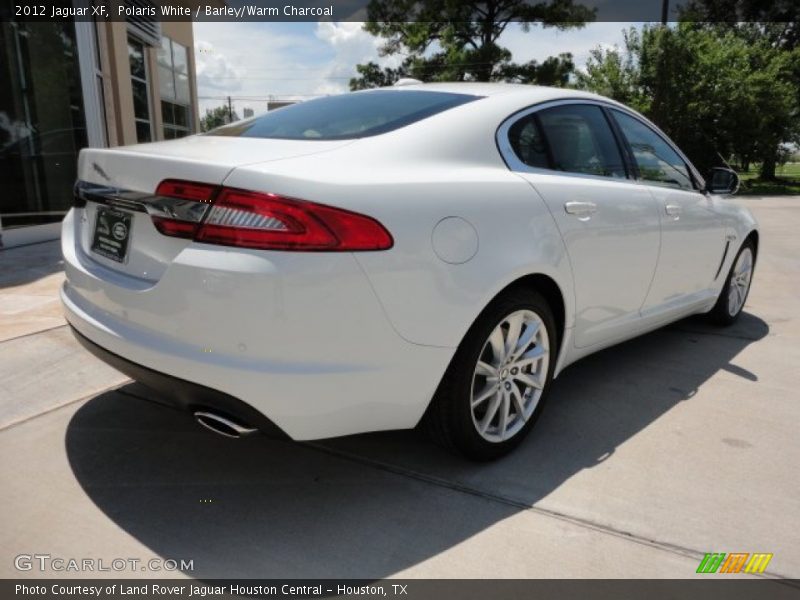 Polaris White / Barley/Warm Charcoal 2012 Jaguar XF