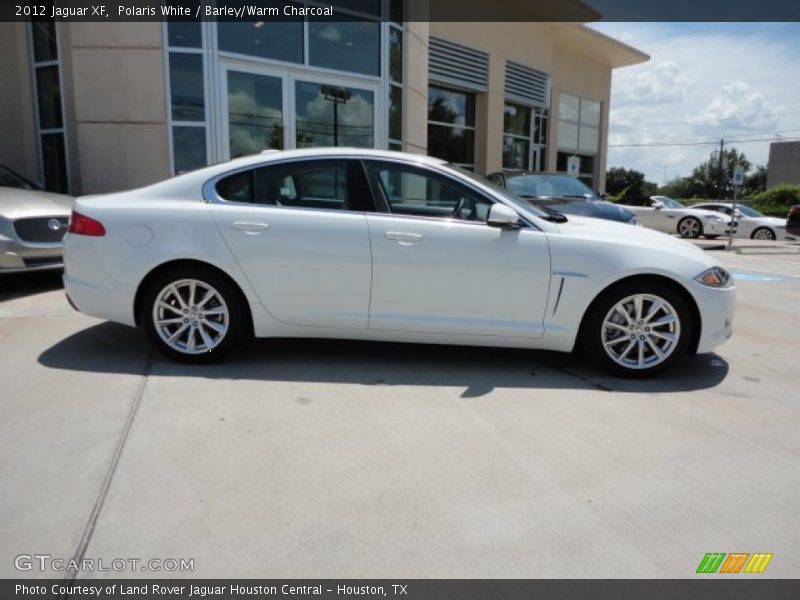 Polaris White / Barley/Warm Charcoal 2012 Jaguar XF