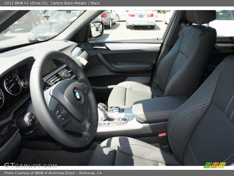 Carbon Black Metallic / Black 2013 BMW X3 xDrive 35i