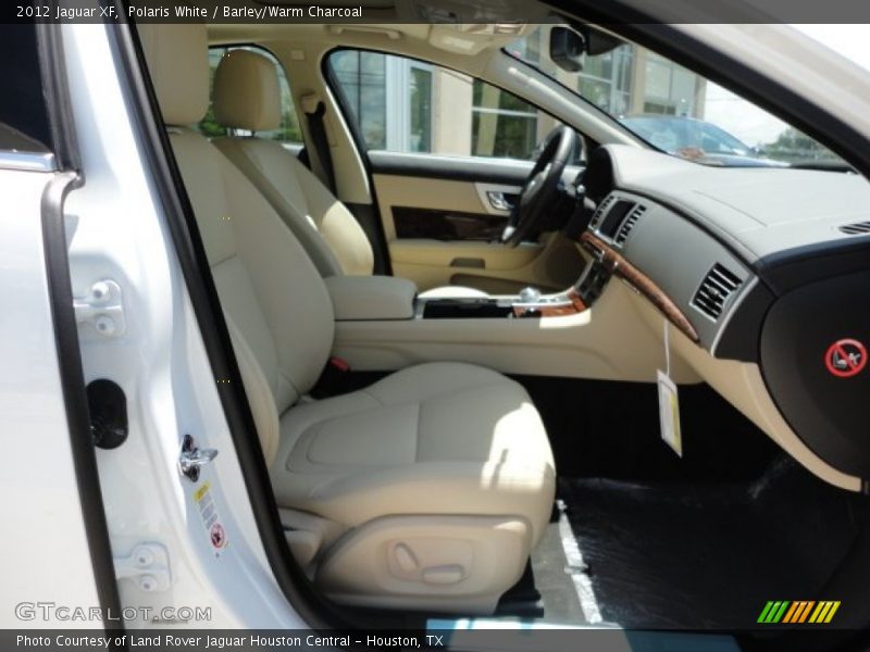 Polaris White / Barley/Warm Charcoal 2012 Jaguar XF