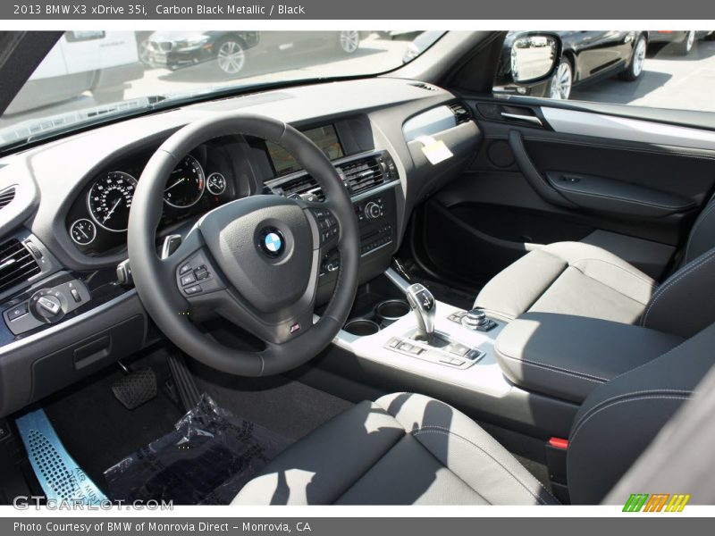 Carbon Black Metallic / Black 2013 BMW X3 xDrive 35i