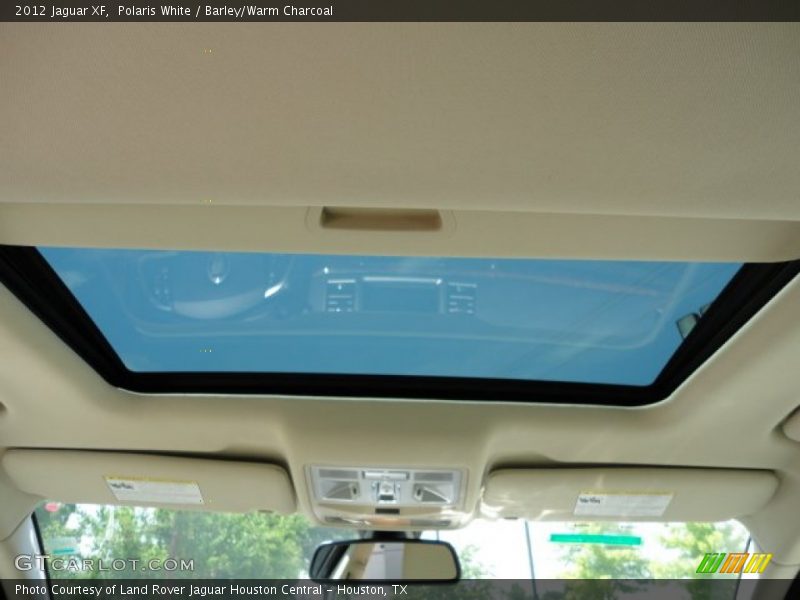Polaris White / Barley/Warm Charcoal 2012 Jaguar XF