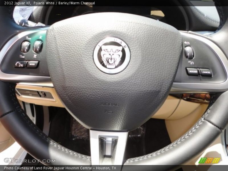Polaris White / Barley/Warm Charcoal 2012 Jaguar XF