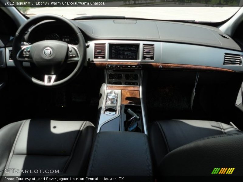 Ebony / Warm Charcoal/Warm Charcoal 2012 Jaguar XF