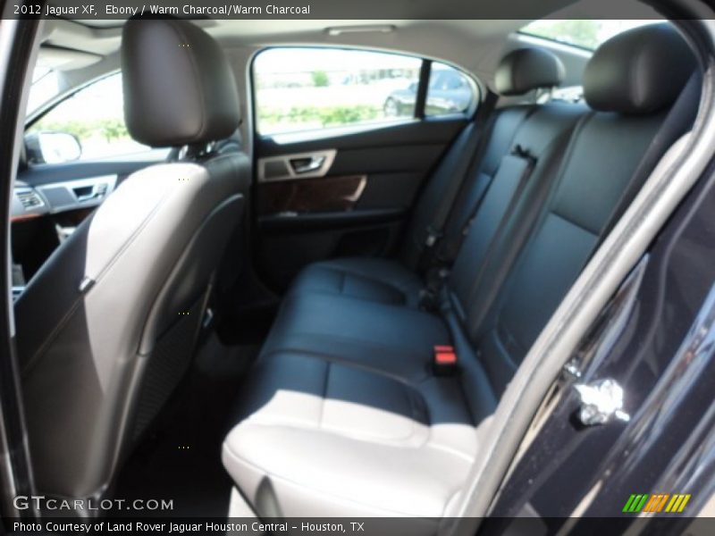 Ebony / Warm Charcoal/Warm Charcoal 2012 Jaguar XF