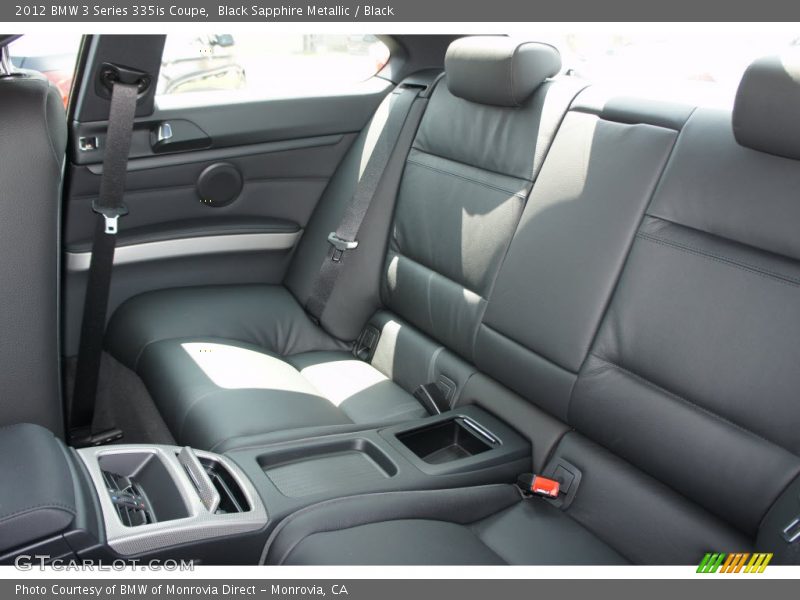 Rear Seat of 2012 3 Series 335is Coupe