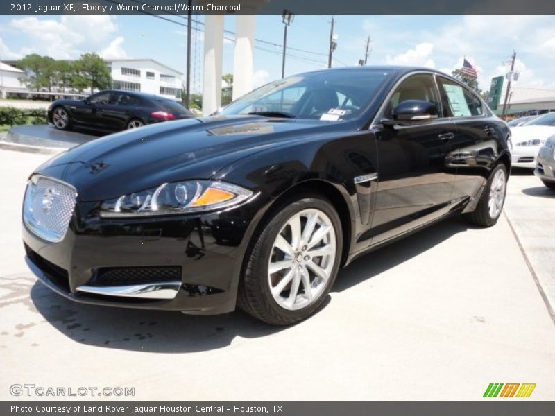 Ebony / Warm Charcoal/Warm Charcoal 2012 Jaguar XF