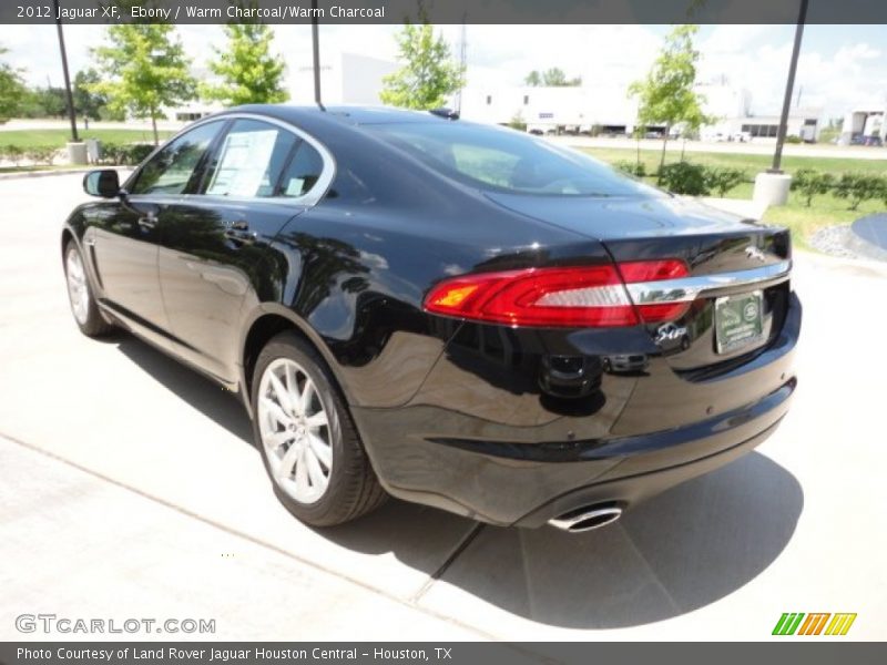 Ebony / Warm Charcoal/Warm Charcoal 2012 Jaguar XF