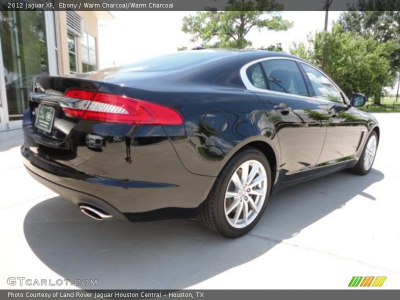 Ebony / Warm Charcoal/Warm Charcoal 2012 Jaguar XF