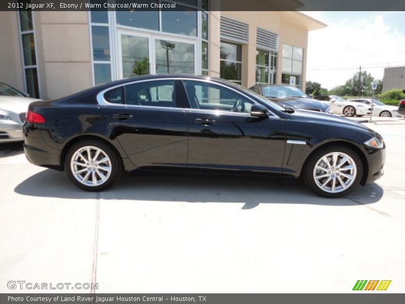 Ebony / Warm Charcoal/Warm Charcoal 2012 Jaguar XF