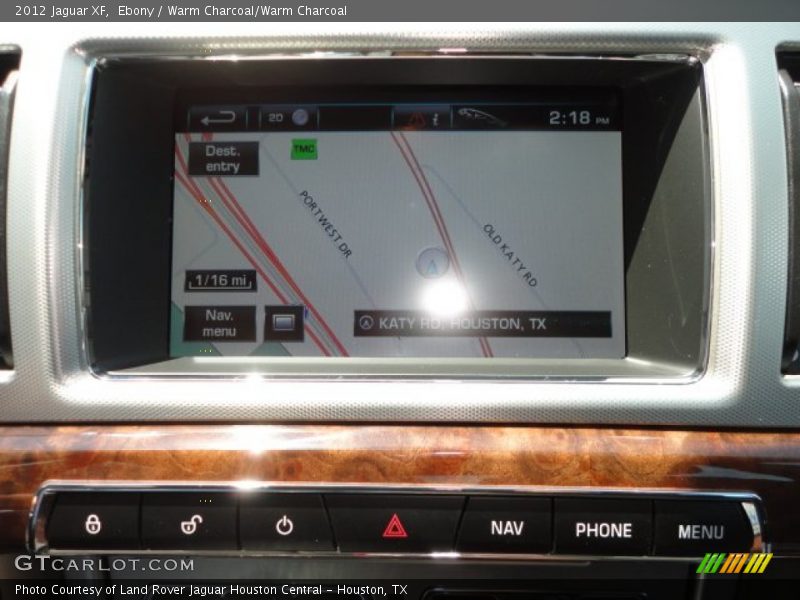 Ebony / Warm Charcoal/Warm Charcoal 2012 Jaguar XF