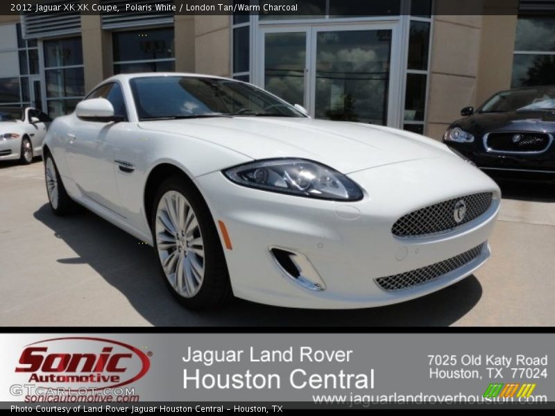 Polaris White / London Tan/Warm Charcoal 2012 Jaguar XK XK Coupe