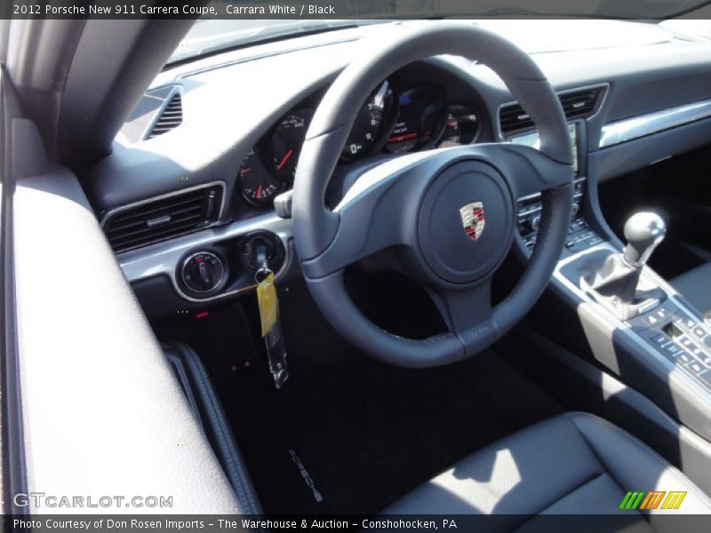 Carrara White / Black 2012 Porsche New 911 Carrera Coupe