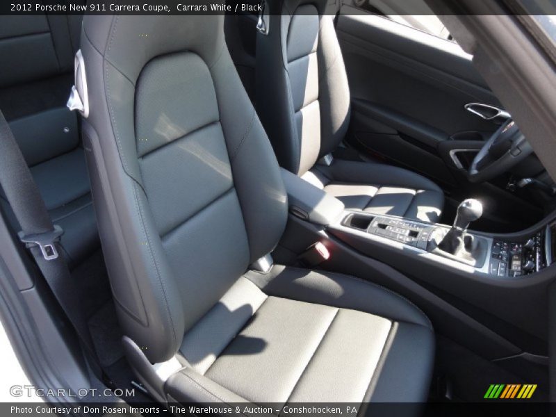 Carrara White / Black 2012 Porsche New 911 Carrera Coupe