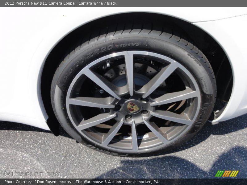 Carrara White / Black 2012 Porsche New 911 Carrera Coupe