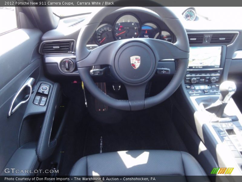 Carrara White / Black 2012 Porsche New 911 Carrera Coupe
