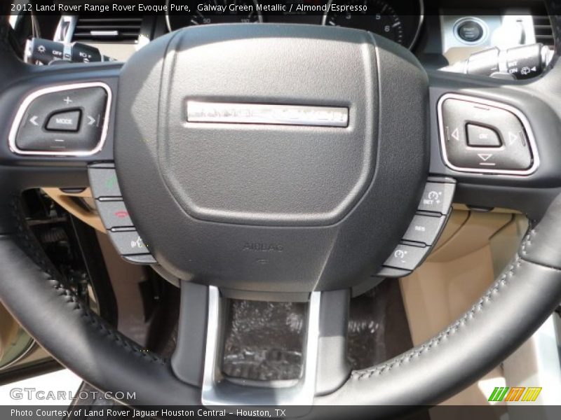 Galway Green Metallic / Almond/Espresso 2012 Land Rover Range Rover Evoque Pure