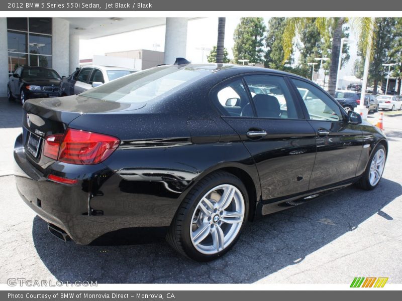 Jet Black / Black 2012 BMW 5 Series 550i Sedan