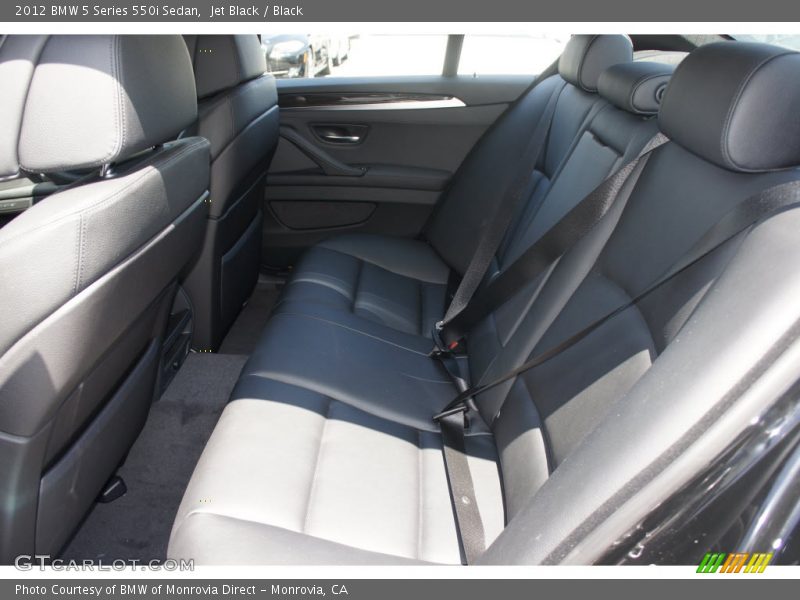 Jet Black / Black 2012 BMW 5 Series 550i Sedan