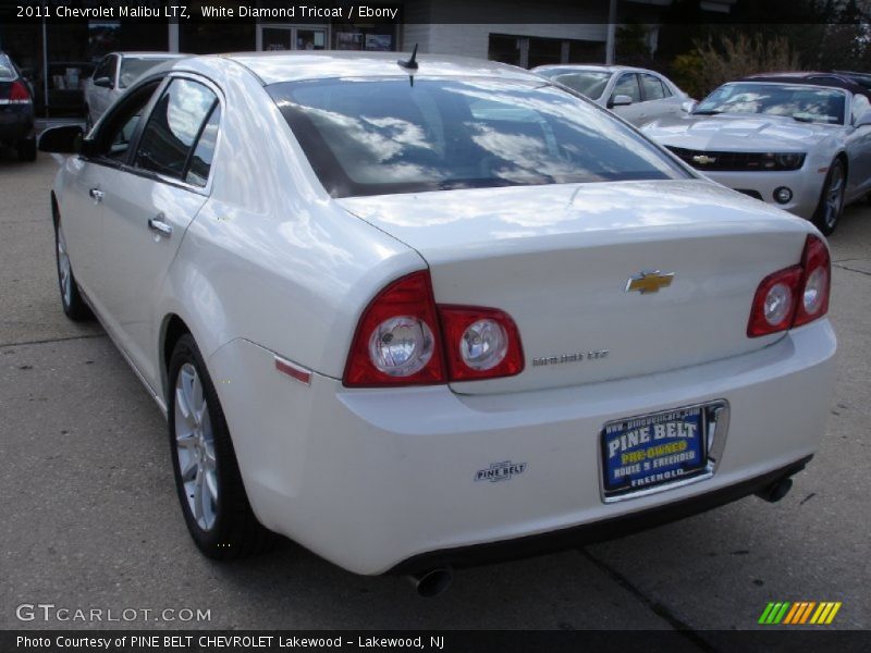 White Diamond Tricoat / Ebony 2011 Chevrolet Malibu LTZ