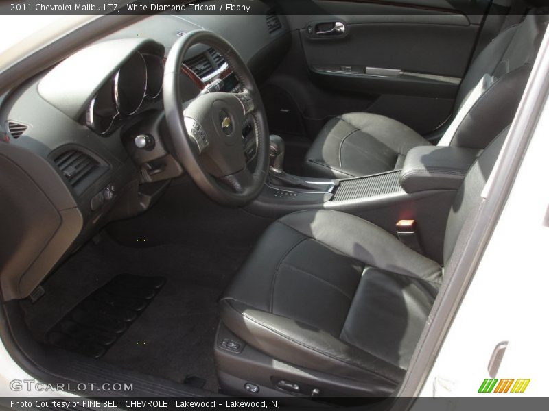 White Diamond Tricoat / Ebony 2011 Chevrolet Malibu LTZ