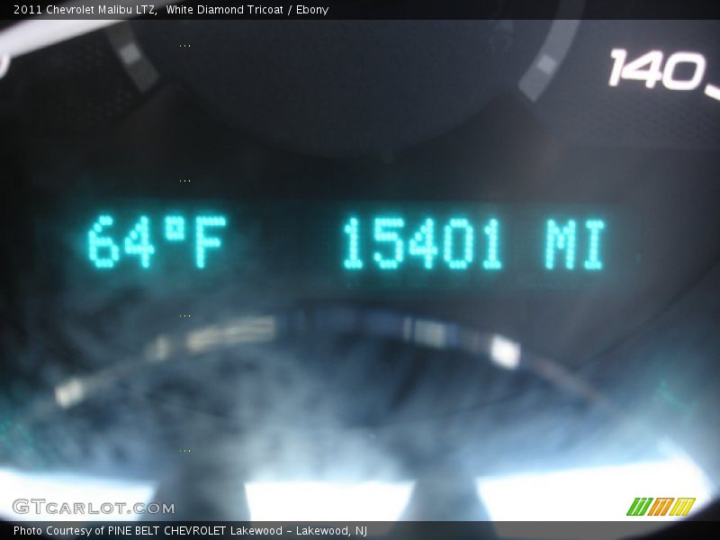 White Diamond Tricoat / Ebony 2011 Chevrolet Malibu LTZ