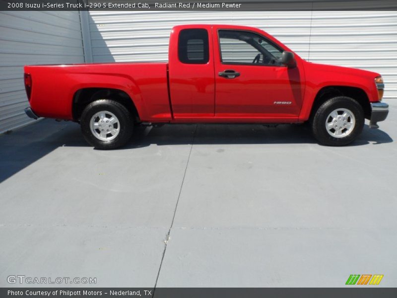 Radiant Red / Medium Pewter 2008 Isuzu i-Series Truck i-290 S Extended Cab