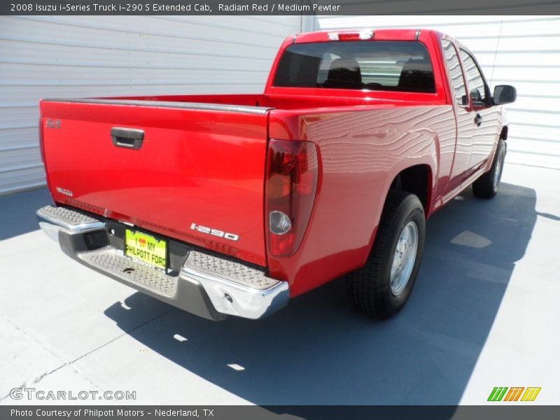 Radiant Red / Medium Pewter 2008 Isuzu i-Series Truck i-290 S Extended Cab