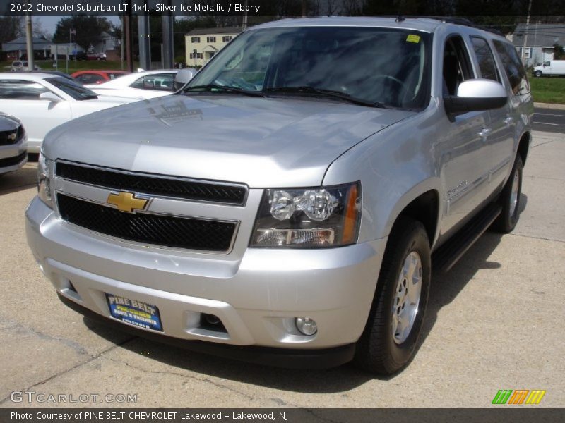 Silver Ice Metallic / Ebony 2012 Chevrolet Suburban LT 4x4