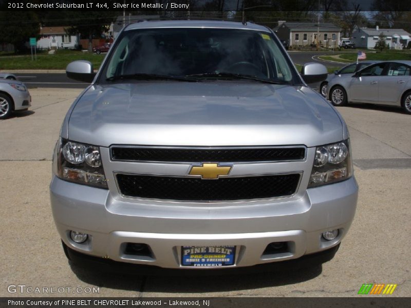 Silver Ice Metallic / Ebony 2012 Chevrolet Suburban LT 4x4