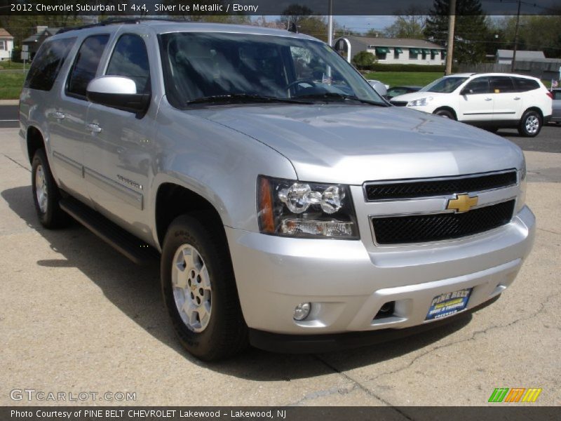 Silver Ice Metallic / Ebony 2012 Chevrolet Suburban LT 4x4